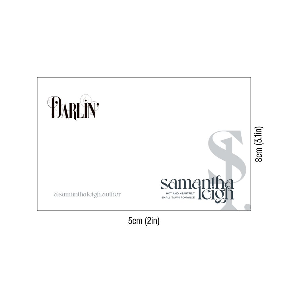 Darlin' (Aster Springs #4) Signed Bookplate